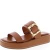Chic Double-Strap Mules With Gold Buckle Nancy