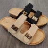 Casual Chic Double Buckle Slides Sandals