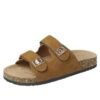 Casual Chic Double Buckle Slides Sandals