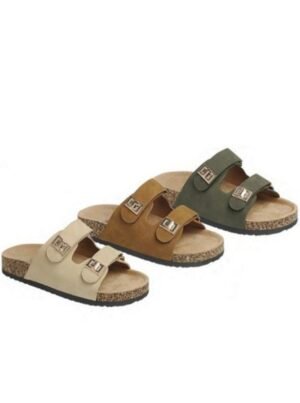 Casual Chic Double Buckle Slides Sandals