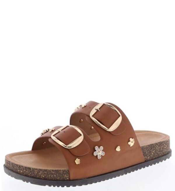 Screenshot Bohemian Studded Buckled Slides Sandals