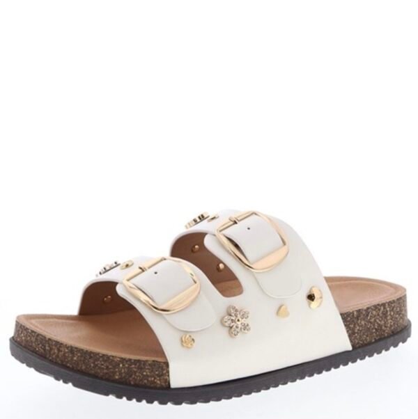 Screenshot Bohemian Studded Buckled Slides Sandals