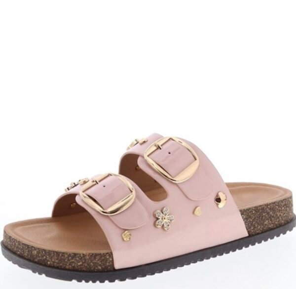 Screenshot Bohemian Studded Buckled Slides Sandals