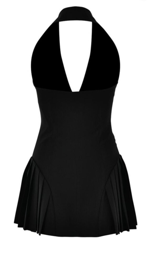 Neck Backless Sleeveless Dress