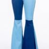 Screenshot_20250822_190123_Chrome Plus Size Denim Color Block Flare Jeans