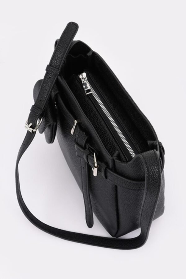 Faux Leather Shoulder Bag