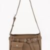 Faux Leather Shoulder Bag