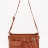 Faux Leather Shoulder Bag