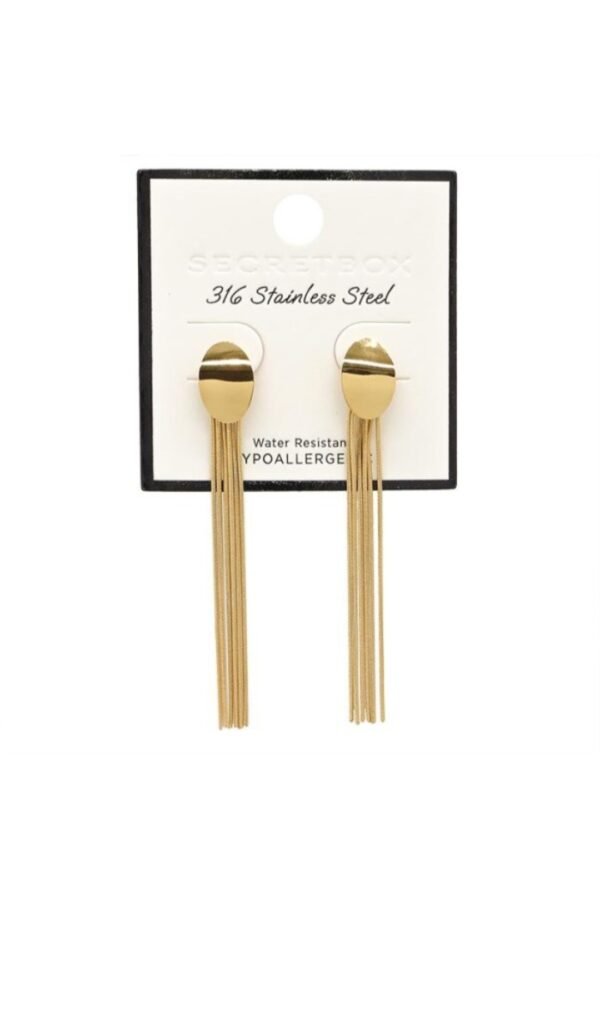 Secret Gold 14K Gold Dipped Pearl Drop Earning