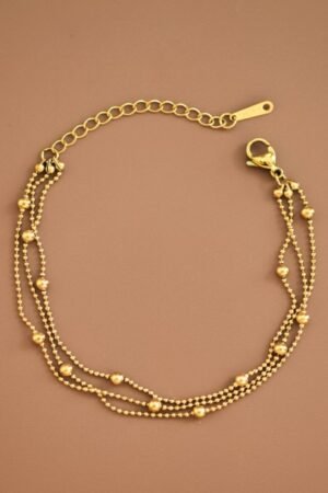 18K Non-Tarnish Stainless Steel Chain Bracelet
