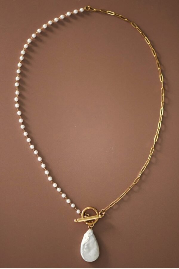 18K Gold Non-Tarnish Stainless Steel Necklace