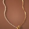 18K Gold Non-Tarnish Stainless Steel Necklace