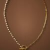 18K Gold Non-Tarnish Stainless Steel Necklace