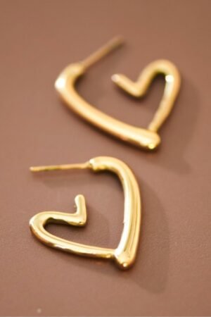 18K Waterproof Non-Tarnish Stainless Steel Hoops