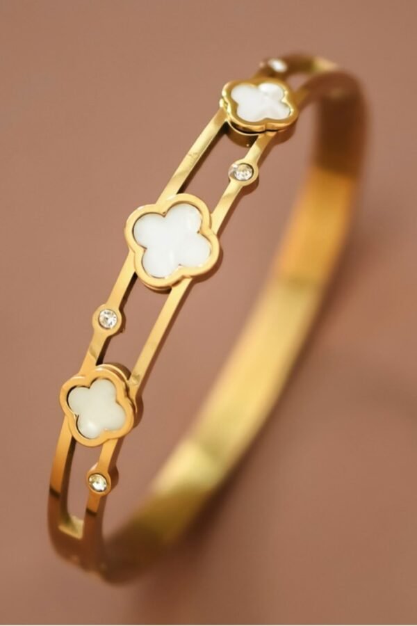 18K Waterproof Non-Tarnish Stainless Steel Bangle