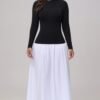 Julia One Piece Maxi Dress Black/White