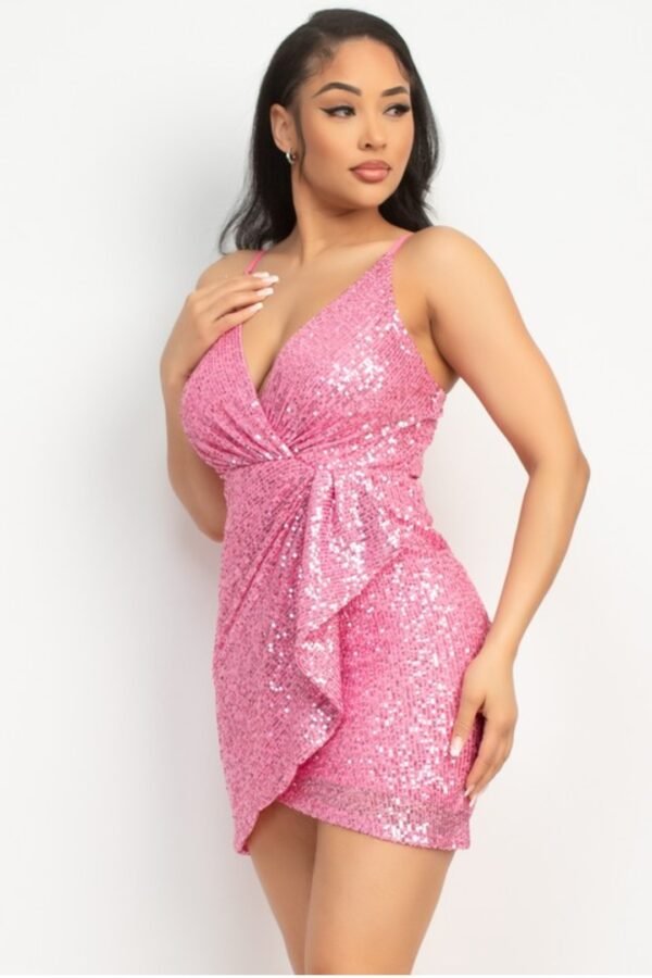 Screenshot_20250828_214115_Chrome Sequin Studded Wrap Surplice Dress