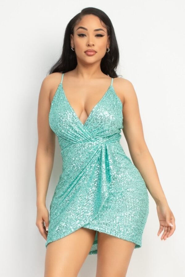 Screenshot_20250828_214231_Chrome Sequin Studded Wrap Surplice Dress