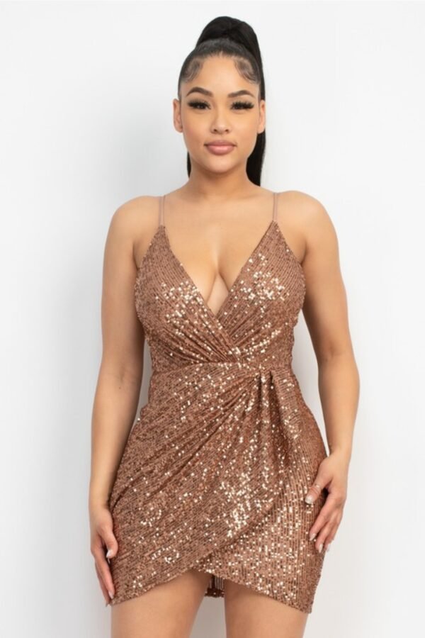 Screenshot_20250828_214239_Chrome Sequin Studded Wrap Surplice Dress