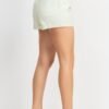 Belted High Rise Pocketed Paperbag Shorts