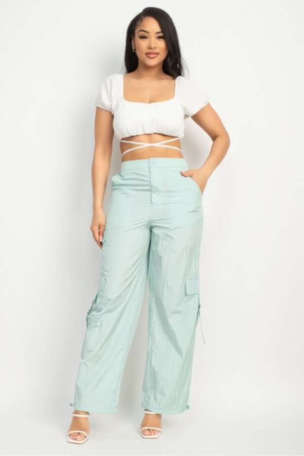 Water Resistant Windbreaker Cargo Pants