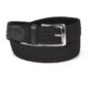 Braided Canvas Woven Elastic Stretch Belt