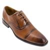 Cognac Grid Dress Shoes