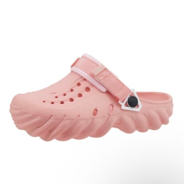 Baby Pink Velcro Clog