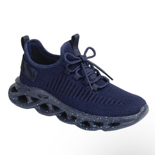 Knit Lace Up Men Running Sneaker