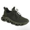 Knit Lace Up Men Running Sneaker