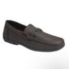 Perforated Men Slip On Loafer With Buckle
