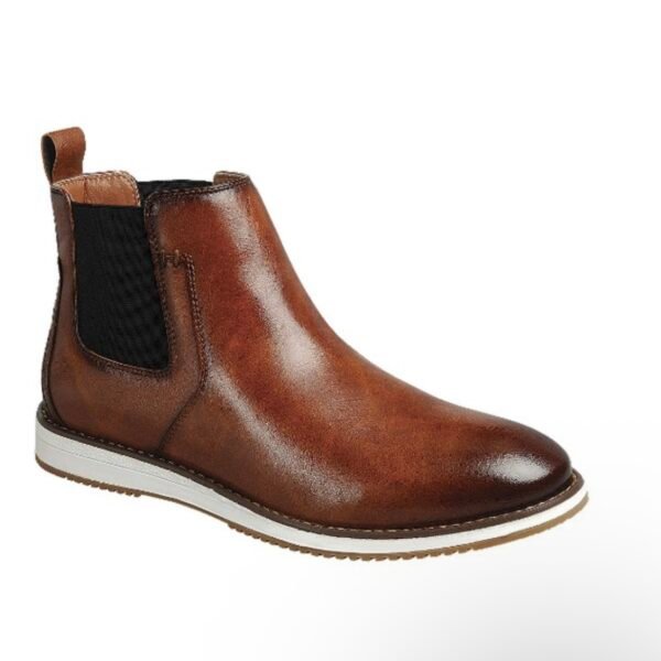 White Buttom Chelsea High Top Men Flat Casual