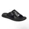Criss Cross Brush Pu Mens Slipper