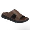 Screenshot Cut Out Plain Brushed Pu Mens Slipper