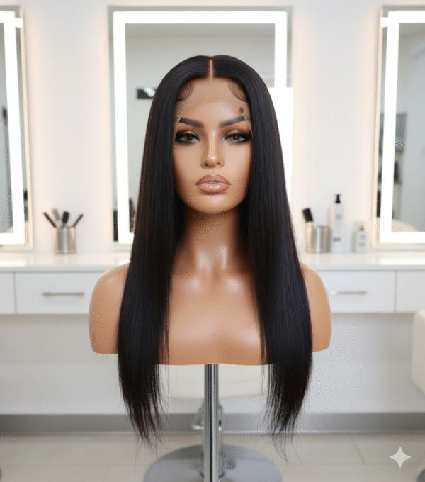 Raw Straight Wig Crafted With 100% human Hair