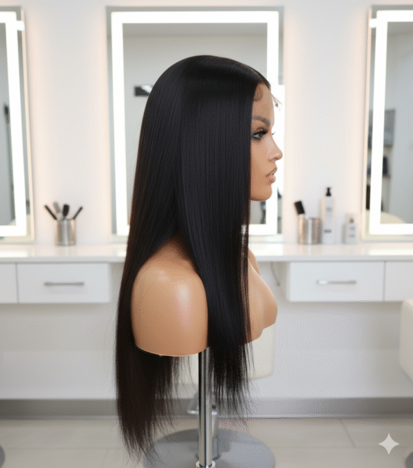 Raw Straight Wig Crafted With 100% human Hair