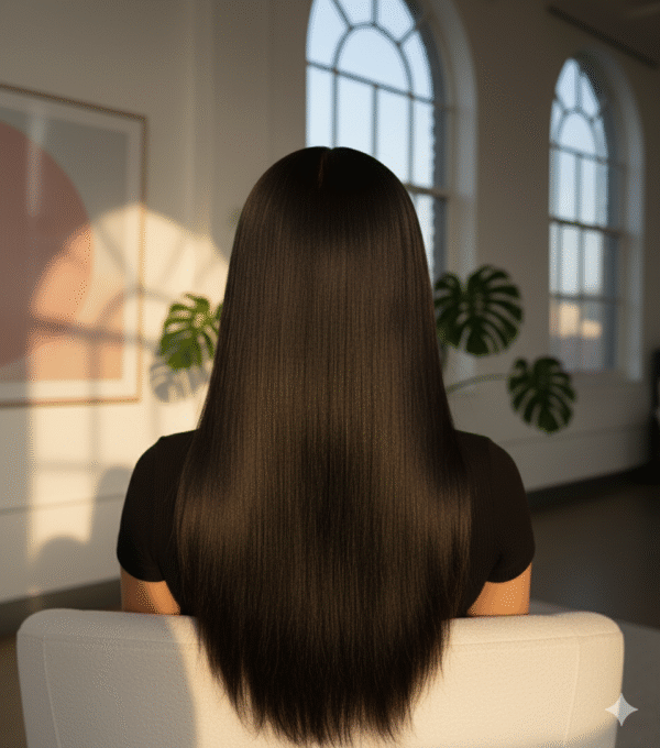 Raw Straight Wig Crafted With 100% human Hair