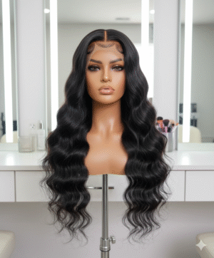 Raw Cambodian Wavy Wig Crafted With 100% Human Hair