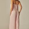 Venezia Pleated Strapless Jumsuit