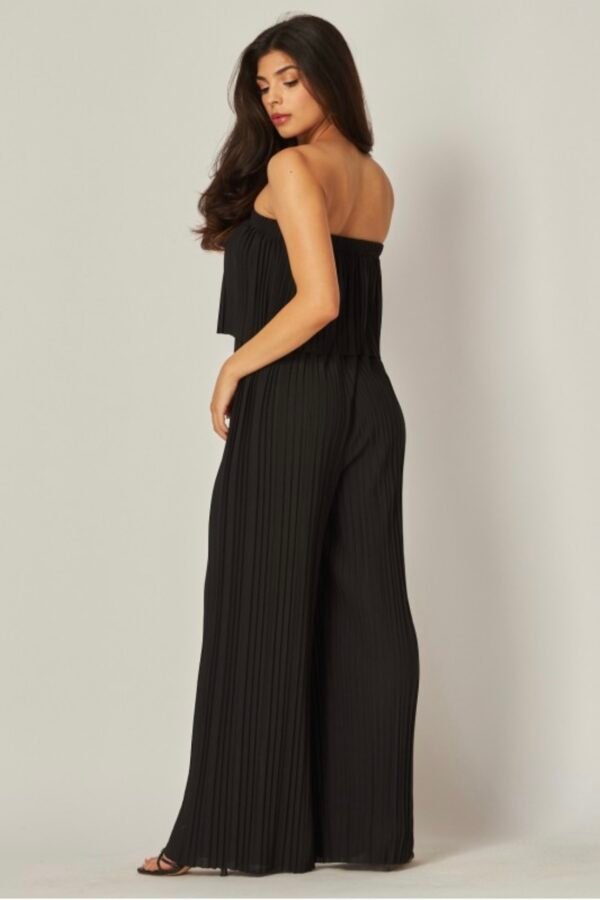Venezia Pleated Strapless Jumsuit