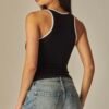 Seamless Contrast Binding Tank Top