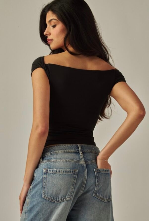 Contour Ravish Double Layared Off-the-shoulder Top