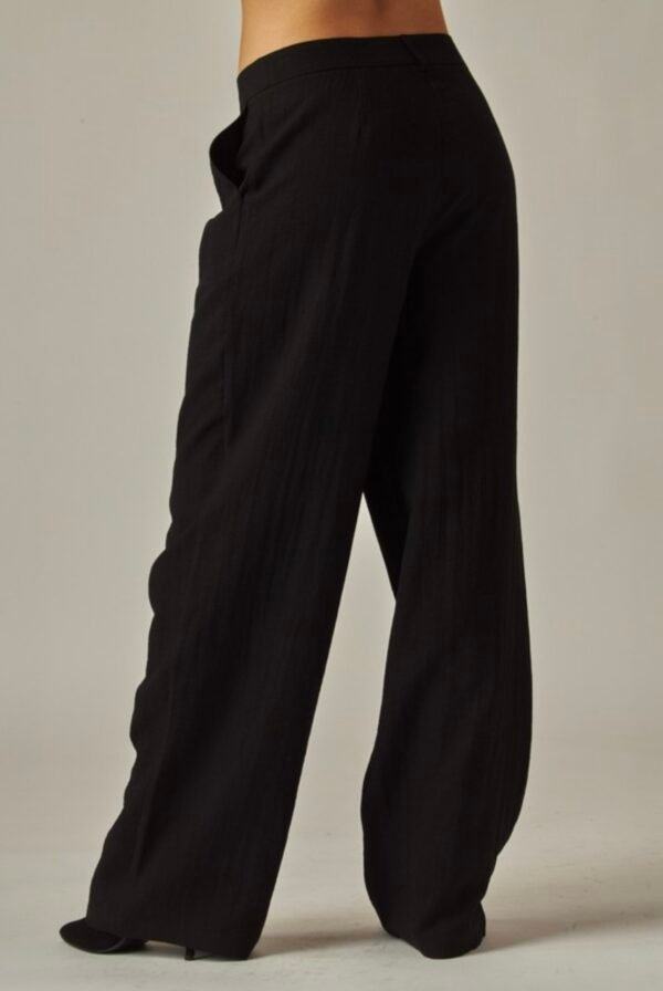 Linen High-Waisted Wide-leg Pants