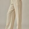 Linen High-Waisted Wide-leg Pants