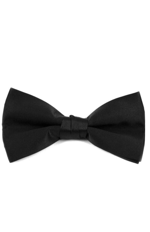 Poly Satin Clip On Bow Ties