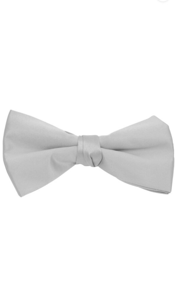 Poly Satin Clip On Bow Ties
