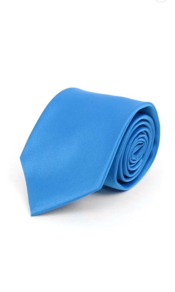 Poly Solid Satin Tie