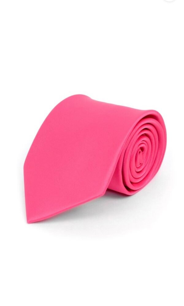 Poly Solid Satin Tie