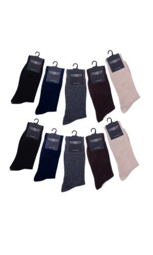 Solid Color Poly Socks 12 Pairs