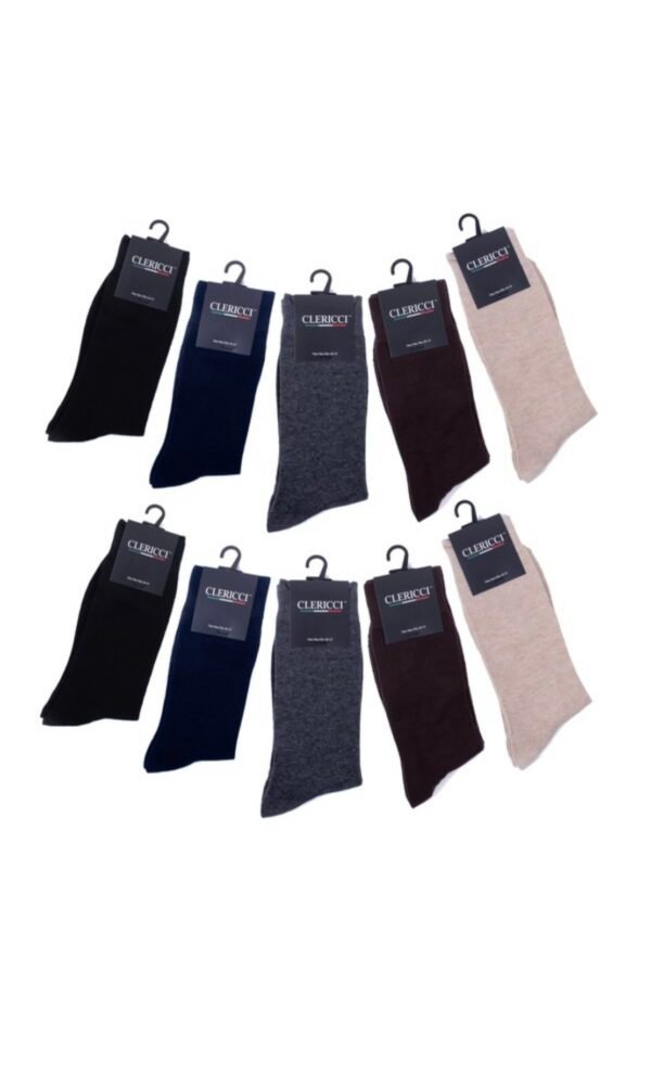 Solid Color Poly Socks 12 Pairs